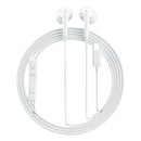 Audífonos Con Cable Y Micrófono Qcy Lh1 Tipo C Blanco