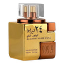 Lattafa Eau de Parfum de Oro Puro de 24 Quilates, 100 ml, Unisex
