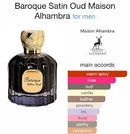 Maison Alhambra Barroco Satin Oud Edp 100ml Hombre