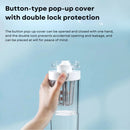 Botella Deportiva Xiaomi Tritan Water Bottle 600ml Blanco